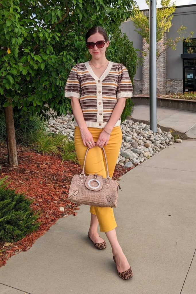 yellow-pants-outfit-ideas-1-683x1024-1 Stripes and Spots: A Playful Mix
